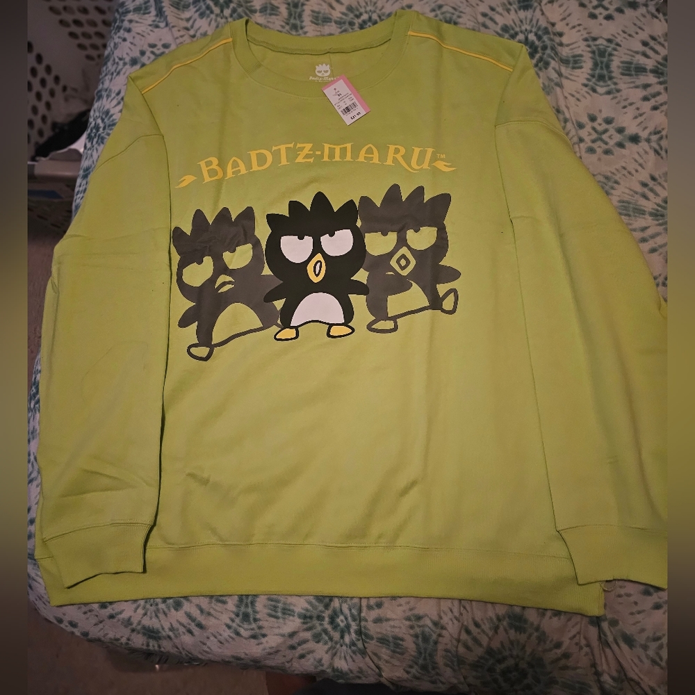 Sanrio Tops Women's Sanrio Badtz Maru Graphic Sweatshirt